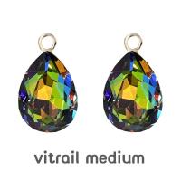 ราคา IMAGIE ต่างหูคริสตัล SWAROVSKI ทรงหยดน้ำ14x10mm หลากสี (19239536349)