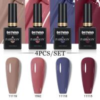 ราคา Parkson Base Top Coat Nail Gel Remover Matt Top Coat UV Gel Nail 4PCS Set Polish Long Lasting Soak off Polish Varnish UV Gel Kit (20916985777)