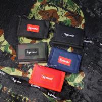 ราคา COD รูปจริง กระเป๋าสตางค์ 3 3 พับ ฟรีสายคล้องยาว ช่องใส่เหรียญ Supreme fold (20363405778)