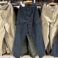 ราคา UNIQLO ชุดแต่งกายสำหรับเด็กกระเป๋ากางเกงสำหรับผู้ชายผู้หญิงกางเกงขายาวใส่เล่นผลิตจากกางเกงสแล็คตรงแท้457209ของแท้ (19757097483)