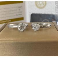 ราคา แหวนเพชร CZ สินค้ามาใหม่ เกรดงาน Jewelry Hi end เทียบเท่าเพชรแท้ ตัวเรือนเคลือบทองคำขาว 18k (20999554771)