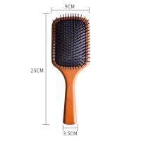 ราคา หวี ไม้25cm หวีผมตรง แปรงหวีผม นวดดูแลรามหนังศรีษะหวีแปรง นวดดูแลรากผมเส้นผมหนังศรีษะ แปรงหวีผม นวดดู (18676564896)
