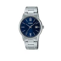 ราคา นาฬิกาข้อมือ Casio รุ่น MTP V002D 1B3 นาฬิกา นาฬิกาผู้ชาย สีดำ สายสแตนเลส กันน้ำ ของแท้ 100 ประกันศูนย์เซนทรัล 1 ปี (15204509293)