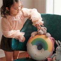 ราคา ZOYOII กระเป๋านักเรียน กันน้ำ รูปทรงโดนัท มีปีก ป้องกันกระดูกสันหลัง กระเป๋าเป้ สำหรับเด็ก สะพายหลัง ของขวัญเด็ก (20209552695)