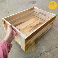 ราคา ลังไม้สัก ลังใส่ของไม้สัก 45 30 สูง 16 ซม ลังใส่ผลไม้ ตะกร้าไม้สัก งานยังไม่ทำสี (18219237067)