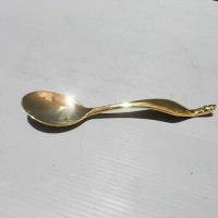 ราคา ทัพพีทองเหลืองผิวเรียบ 7 นิ้ว หล่อหนา (7403556314)