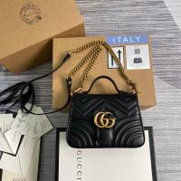 ราคา Gucci กระเป๋า GG MARMONT MINI TOP HANDLE BAG (21228368159)