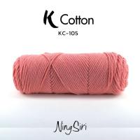ราคา ไหมพรม คอตตอนเกาหลี NingSiri K Cotton สีพื้น คอตตอนนม ไหมนม เส้นใหญ่ Milk Cotton สี 1 20 (16570032968)