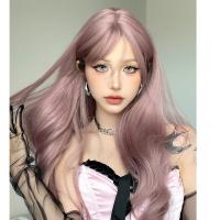 ราคา Tse วิกผมผมยาวลอนสีชมพูผมยาวผู้หญิงวิกผมทรงโลลิต้าเต็มปลอกหุ้มหัวไม้กอล์ฟ M8คลุมวิกผมธรรมชาติ (20528843498)