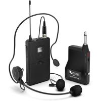 ราคา FIFINE Wireless Microphone System Wireless Microphone Set with Headset and Lavalier Lapel Mics Beltpack Transmitter and ReceiverIdeal for Teaching Preaching and Public Speaking Applications K037B (108