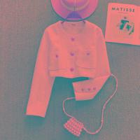 ราคา เสื้อคลุมผ้าทวีดหัวเข็มขัดโลหะสไตล์ชาแนลสำหรับผู้หญิงเสื้อแฟชั่นดูแพงแบบสั้นเรียบหรูแบบเซเลบริตี้แบบใหม่ฤดูใบไม้ผลิและฤดูใบไม้ร่วง (20425054459)