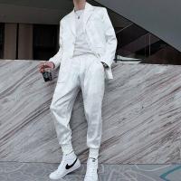 ราคา ชุดสูทผู้ชายสีทึบ สูทผู้ชาย เสื้อสูทชาย สูทผู้ชาย เสื้อสูทชาย สูทเกาหลีชาย สูทแฟชั่น เสื้อคลุมสูท เสื้อสูทผู้ชาย (17647215688)