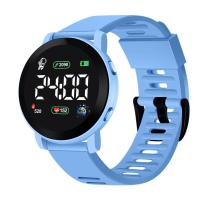 ราคา นาฬิกาข้อมือ LED อิเล็กทรอนิกส์นาฬิกาปลุกอเนกประสงค์ Jam Tangan Digital กันน้ำสำหรับผู้หญิงนักบินอวกาศย้อนยุค (19695521846)