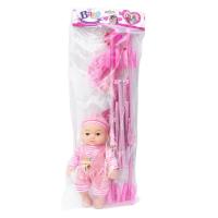 ราคา รถเข็นเด็กของเล่นมาพร้อมตุ๊กตา เด็กทารกร้อง รถเข็นตุ๊กตาเบบี๋ป้อนข้าว มีเสียงร้องมาม๊า ปาป๋า อุแว๊ๆ เสียงหััวเราะ (20128774739)