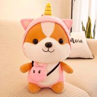 ราคา IJVB สร้างสรรค์ของขวัญวันเกิดผึ้งสัตว์ส่งหญิงกวาง Corgi ชัยหมอนกระรอกตุ๊กตาไดโนเสาร์ของเล่นตุ๊กตาชิบะอินุของเล่นตุ๊กตา (20507423709)
