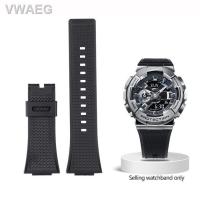 ราคา สายรัด GM 110 GM110สำหรับ Casio ใหม่ซิลิโคนสายรัด G SHOCK GM 110GB กันน้ำสายรัดนาฬิกาข้อมือยางนุ่ม16มม สีดำสร้อยข้อมือเหล็ก (19670291600)