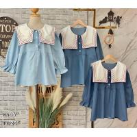 ราคา เสื้อปัก ผ้ายีนส์ โบฮีเมี่ยนน่ารัก ปลีกและส่ง ขนาด 46ยาว25นิ้ว ผ้าปักและปักดอกลายสวย nudyda (18275373657)