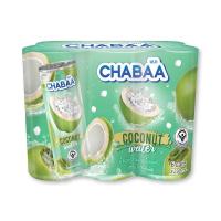 ราคา ราคาส่งถูก ชบา น้ำมะพร้าวผสมเนื้อมะพร้าว 230 มล x 6 กระป๋อง Chabaa Coconut Water 230 ml x 6 cans สินค้าใหม่ ล็อตใหม่ ของแท้ บริการเก็บเงินปลายทาง (19073852905)