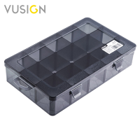 ราคา Vusign กล่องแบ่งช่อง กล่องใส่ของแบ่งช่อง กล่องเก็บของพลาสติก แผ่นกั้นช่องถอดได้ มีตะขอสำหรับแขวน อุปกรณ์จัดเก็บ Tool Box (20890871178)