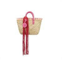 ราคา MOOF49 QM SEAGRASS BUSKET กระเป๋าสานหวาย แฮนด์เมด 2 ไซส์ สี Red Yellow Black (7641385003)