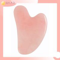 ราคา HAAR หินนวดหน้า หินธรรมชาติแท้ 100 หินขูดหน้า หินสปาร์หน้า กัวซา และ ลูกกลิ้ง จากแร่ โรส ควอตซ์ Rose Quartz (2954424172)