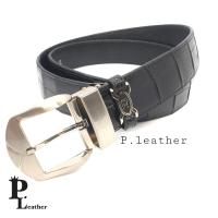 ราคา P Leather พร้อมส่ง เข็มขัดหนัง จระเข้แท้ 1 5 นิ้ว เข็มขัดหนังแท้ หนังแท้ Belt leather หนังท้องจระเข้ สีดำ การันตี งานสวย คุ (11676769219)