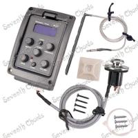 ราคา 4 Band EQ Equalizer Acoustic Guitar Preamp Piezo Pickup With LCD Tuner R 4T (17604849867)