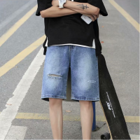 ราคา กางเกงขาสั้นผู้ชาย กางเกงยีนส์ขากระบอกผ้าริมแดง เป้ากระดุม สินค้าพร้อมส่ง มีบริการเก็บเงินปลายทางด้วยครับ COD (10870049842)