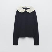 ราคา ZARAˉ ซาราเอ ตุ๊กตาฝรั่งเศสจูบนำแขนยาวที่เสื้อโค้ทติดโบว์เสื้อสตรีถักฤดูใบไม้ร่วง ฤดูหนาว9598223 407 (17129233544)