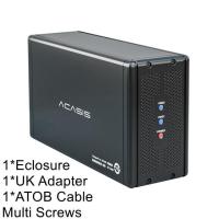 ราคา Acasis 2 5 3 5 Inch Dual Bay External Hard drive Enclosure Array Cabinet SATA Hard Disk Array with RAID Function USB Box (18810488641)