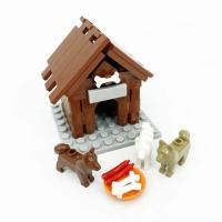 ราคา Creator City Farm Building Blocks Animals Set Pigpen Doghouse Henhouse Pig Dog Toys For Children Countryside City Bricks Model ๑ (15020581449)