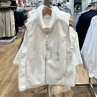 ราคา Uniqlo Sanlitun womens autumn and winter plush polar fleece vest vest zipper plush warm and comfortable 451441 (20387110306)