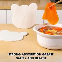 ราคา แผ่นจาระบีสำหรับอาหารในครัวแผ่นดูดซับน้ำมันอาหารระดับมืออาชีพอุปกรณ์ทำขนมอาหาร Blotting กระดาษกรองกระดาษซับมัน60ชิ้น (21053835400)