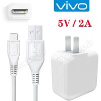ราคา สายชาร์จ Vivo แท้100 1m หัวชาร์จ 5V2A ชุดชาร์จเร็ว รองรับทุกรุ่น VIVO Orginal (643284621)