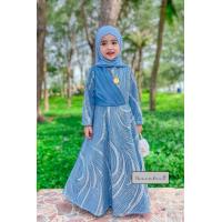 ราคา ชุดเด็กมุสลิมหญิงชุดเดรสคุณหนูแต่งกริตเตอร์ ชุดเดรสเด็กผู้หญิงอิสลาม ชุดเดรสเด็กผู้หญิงมุสลิม เดรสเด็กน่ารัก เนื้อผ้าซาร่า (19923927530)