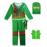 ราคา จัดส่งรวดเร็วขายดี Ninjago ชุดคอสเพลย์3ชิ้น เซ็ตชุดจัมพ์สูท3ชิ้น เซ็ตเสื้อผ้าสำหรับปาร์ตี้วันฮาโลวีนคริสต์มาสชุดใส่เล่นซูเปอร์ฮีโร่นินจาชุดสตรีทสำหรับเด็กผู้ชายเด็กผู้หญิงของขวัญวันเกิด (10271623121)
