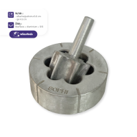 ราคา อุปกรณ์กดถ้วยโคนไอศกรีม วาฟเฟิลโบลว์ วาฟเฟิลถ้วยโคน อะลูมิเนียม พิมพ์กดถ้วย Flower Aluminum bowl (21058703062)