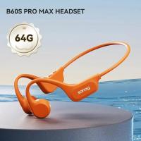 ราคา Sanag B60 Pro หูฟังบลูทูธไร้สาย IPX8 หูฟังบลูทูธ5 3ว่ายน้ำหูฟัง MP3 64GB (21171020536)