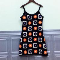 ราคา เดรสไหมพรม เดรสสายเดี่ยวถักไหมพรม เดรสสายเดี่ยว มินิเดรสถัก มี2แบบ (18636798353)