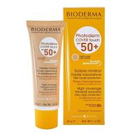 ราคา Bioderma Photoderm Cover Touch SPF50 ไบโอเดอร์มา โฟโตเดิร์ม อะควาฟลูอิด นิวทรอล ครีมกันแดด 40ml (7098402035)