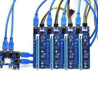 ราคา ในสต็อก COD PCI Express PCI Express PCI Express 1X To 16X Riser Card 1ถึง4 USB3 0 Multiplier ฮับต่อพ่วงสำหรับเคสโทรศัพท์ Miner Mining อุปกรณ์ (7207396604)