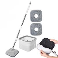 ราคา Mop and Bucket Self Wash Spin Mop Household Cleaning Supplies Spinning Mop and Bucket with Wringer Set for Floor Cleaning approving (20845467552)