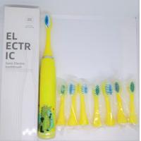 ราคา แปรงสีฟันไฟฟ้าสำหรับเด็ก แปรงสีฟันไฟฟ้าเด็ก แปรงสีฟันเด็ก ระบบสั่น 4โหมดอัจฉริยะ Sonic Cleaning ชาร์จUSB ฟรี5หัวแปรง สินค้าพร้อมส่งจากไทย (16066447609)