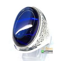 ราคา แหวนไพลิน แหวนเงินแท้ พลอยไพลิน cz YTG 9969 (17442103660)