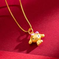ราคา Anime Sanrio Cinnamoroll Necklace Classic Trend Gold Plated Chain Necklace Fashion Ladies Gift Jewelry Girls Birthday Gift (20346063437)