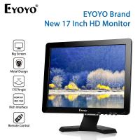 ราคา Eyoyo กล้องวงจรปิดจอ4 3LCD สี TFT จอมอนิเตอร์17 1024X768 1080P เอาต์พุต HDMI HD BNC VGA AV ชุดหูฟัง USB HDMI และลำโพงในตัว (18402475463)