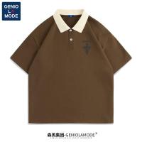 ราคา Mizuno เสื้อโปโลแฟชั่นแบบฉบับเกาหลีอเนกประสงค์เสื้อโปโลลมขี้เกียจเสื้อยืดผู้ชายผ้าฝ้ายบริสุทธิ์ฤดูร้อนเสื้อลำลองเด็กชาย (20320862359)
