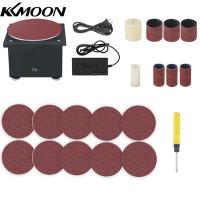 ราคา KKmoon เครื่องเหลาขอบไฟฟ้าแบบลูกกลิ้งเครื่องขัดทรายแผ่นกลมและขัดเครื่องขัดขอบแบบตั้งโต๊ะขนาดมินิอุปกรณ์ปรับความเร็วได้10กระดาษทรายทรงกลม6สายเครื่องขัดส้นเท้าสำหรับขัดหินไม้โลหะอะคลิลิก (17168775601)