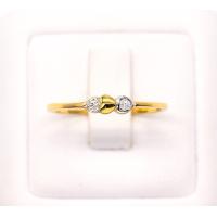ราคา Happy Jewelry แหวนเพชรของแท้ แหวนเพชรสลับหัวใจ ทองแท้ 9k 37 5 ขายได้ จำนำได้ ME808 (16953505277)