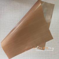 ราคา แผ่นรองอบเทฟลอน Premium Grade 30x40 cm สีน้ำตาล ใช้ทนกว่า ใช้ได้นานกว่า Teflon sheet Premium Grade (10734792363)